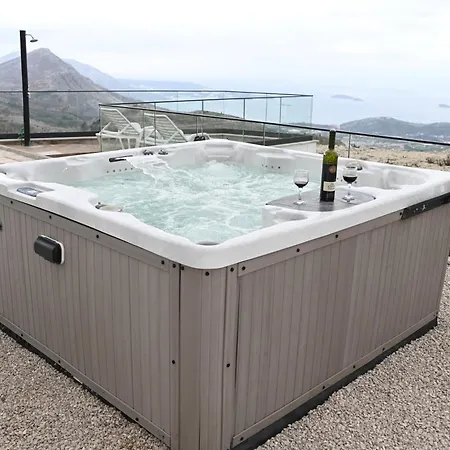 Dubrovnik Heights - Private Pool And Jacuzzi With Panorama View Apartament